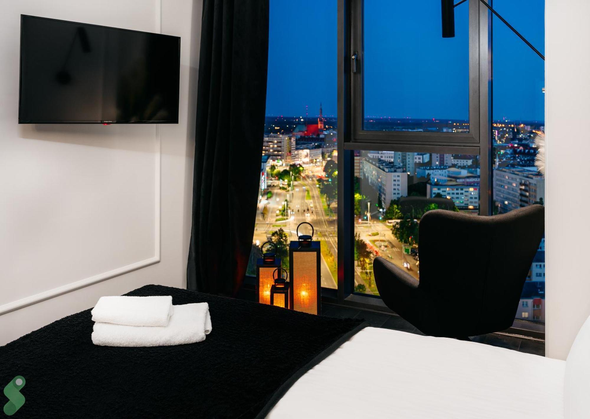 Hanza Black & White 17th Floor & Pool Free Parking By Stayly * Stettin